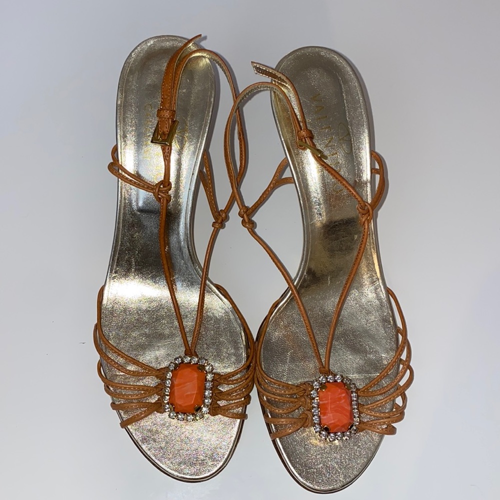 Valentino Garavani Gold Heels